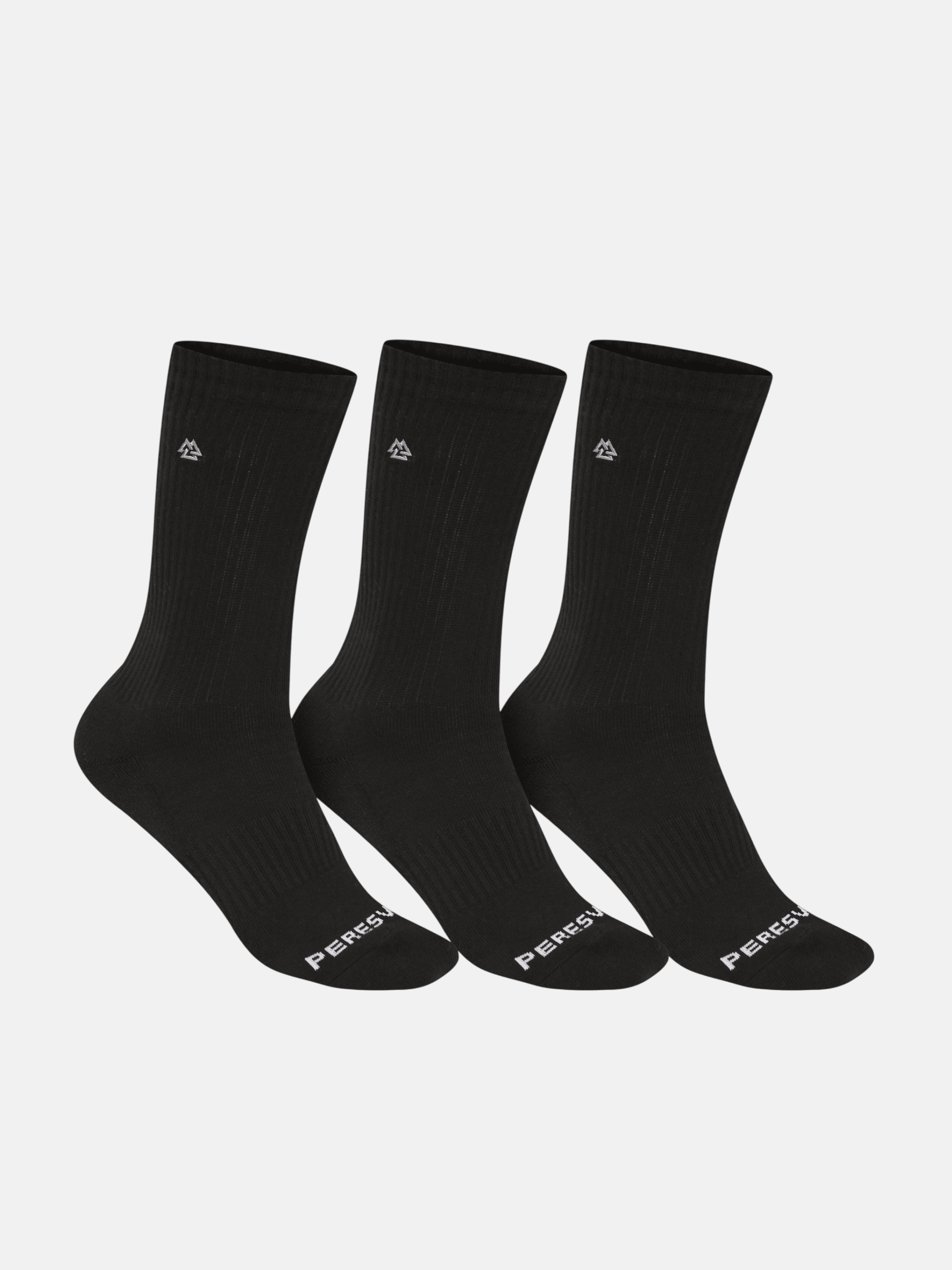 Sport Socks AG+ Quarter Black (3 pairs)